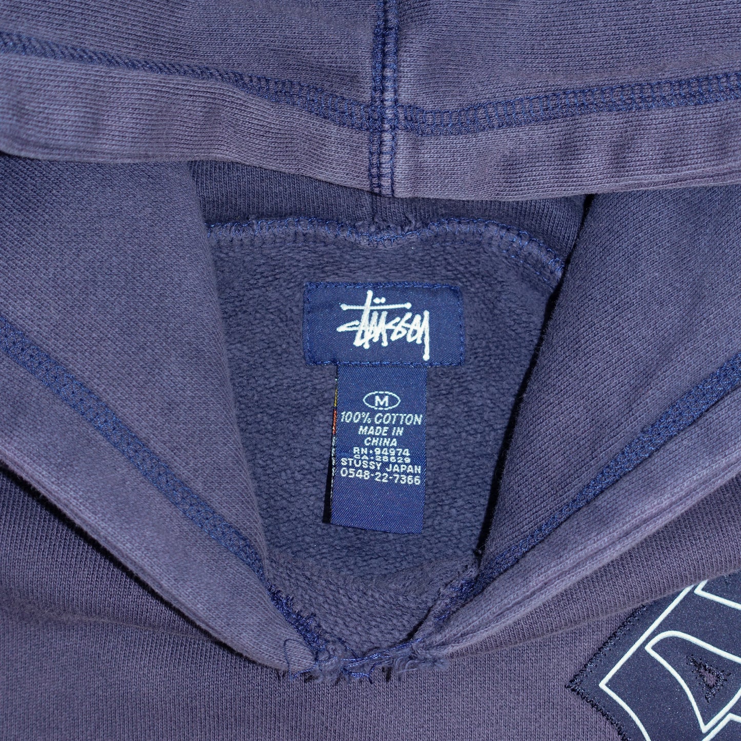 STUSSY S LOGO PATCH HOODIE