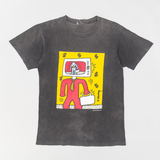 KEITH HARING TV MAN 1996 T-SHIRT